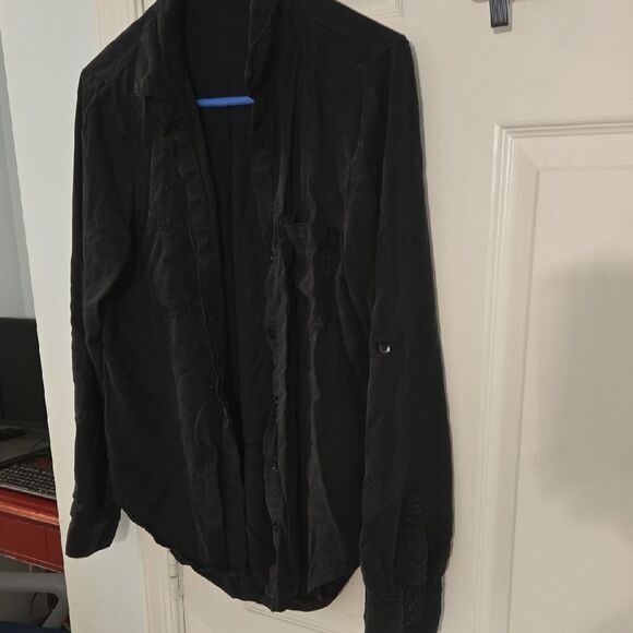 Velvet Heart Black Lightweight Shirt Jacket - Picture 4 of 7